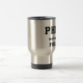 PhD? Warum nicht PhA? PhD-Abschlussgeschenk Reisebecher (Mittel)