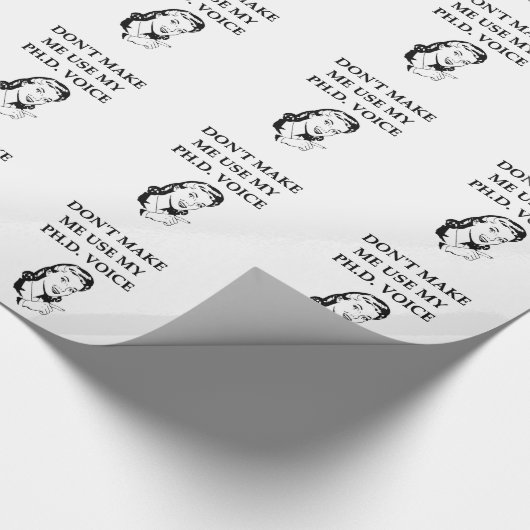 phd-Witz Geschenkpapier (Ecke)