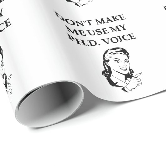 phd-Witz Geschenkpapier (Rolleneckpunkt)