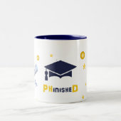 Phd_. zerteilt zweifarbige tasse (Mittel)