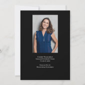 PhD Zwei-Foto-Abschluss Einladung (Rückseite)