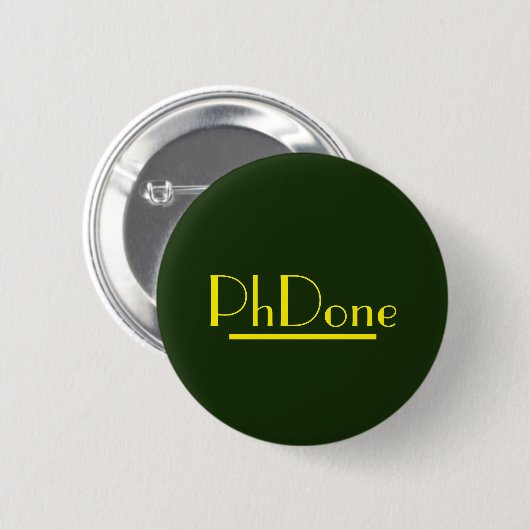 PhDone Grün/Gelb Button (Vorne & Hinten)