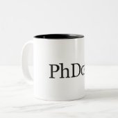 PhDone Zweifarbige Tasse (Vorderseite Links)