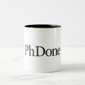 PhDone Zweifarbige Tasse (Mittel)