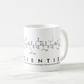 PhDScientist Peptidsatz-Tasse Kaffeetasse (VorderseiteRechts)