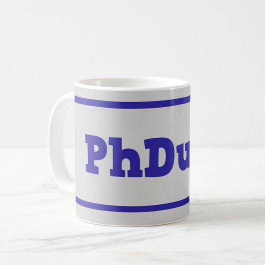 PhDude Kaffeetasse (Vorderseite Links)