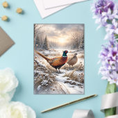 Pheasant  acryleinladungen (In Situ (Hochzeit))