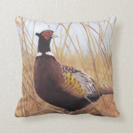 Pheasant Bird Art Throw Kissen