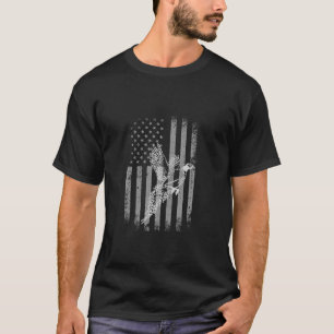 Pheasant Bird Hunter Amerikanische Flagge Fasanenj T-Shirt