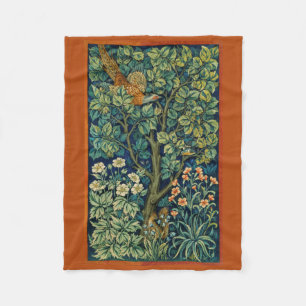 Pheasant Bird in a Tree (von William Morris) Fleecedecke