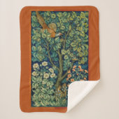 Pheasant Bird in a Tree (von William Morris) Sherpadecke (Vorderseite)