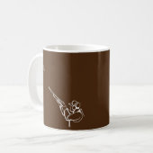 Pheasant Bird Junting Men Hunter Uplack Ringneck Kaffeetasse (Vorderseite Links)