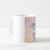 Pheasant bird watercolor painting kaffeetasse (Vorderseite Links)