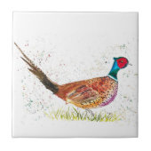 Pheasant Bird Wildlife Fliese (Vorderseite)