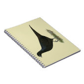 Pheasant Black Hen Notizblock (Rechte Seite)