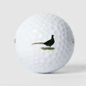 Pheasant Black Rooster Golfball (Vorderseite)