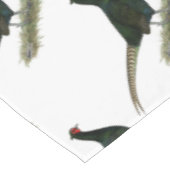 Pheasant Black Rooster Tischdecke (Schrägansicht)