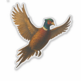 Pheasant Cut-out Sticker