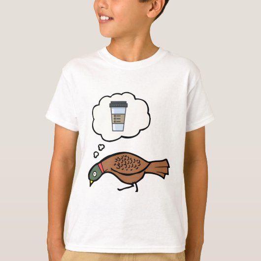 Pheasant dreams of coffee T-Shirt (Vorderseite)