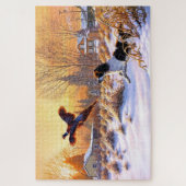 Pheasant ermutigt zu fliegen puzzle (Vertikal)