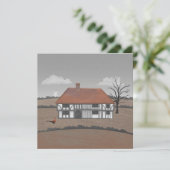 Pheasant Farmhouse Card (Stehend Vorderseite)