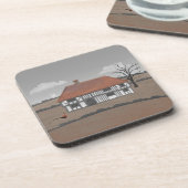 Pheasant Farmhouse Getränkeuntersetzer (Linke Seite)