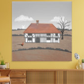 Pheasant Farmhouse Leinwanddruck (Insitu (Wohnzimmer))