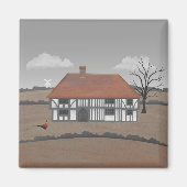 Pheasant Farmhouse Magnet (Vorne)