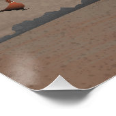 Pheasant Farmhouse Poster (Ecke)