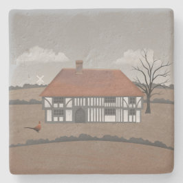 Pheasant Farmhouse Steinuntersetzer