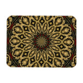 Pheasant Feathers Kaleidoscope Magnet (Horizontal)