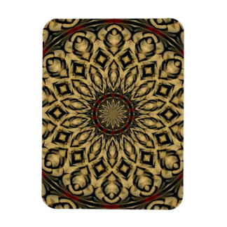 Pheasant Feathers Kaleidoscope Magnet