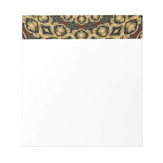 Pheasant Feathers Kaleidoscope Notizblock