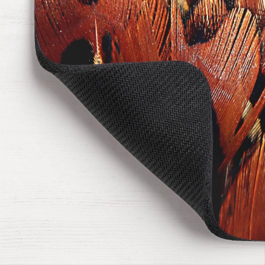 Pheasant Feathers Mousepad (Ecke)