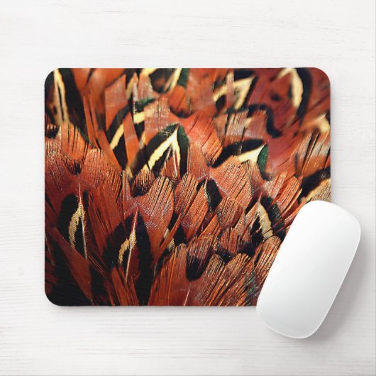 Pheasant Feathers Mousepad (Mit Mouse)
