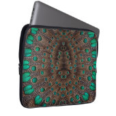 Pheasant Fether Fraktal Design Laptopschutzhülle (Vorne Rechts)
