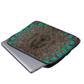 Pheasant Fether Fraktal Design Laptopschutzhülle (Vorne Knopf)