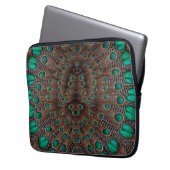 Pheasant Fether Fraktal Design Laptopschutzhülle (Vorderseite Links)