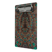 Pheasant Fether Fraktal Design Mini Klemmbrett (Gewinkelt2)