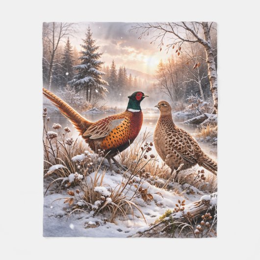 Pheasant fleecedecke (Vorderseite)