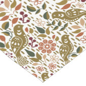 Pheasant Folk Art Table Runner Herbst auf Schloss Kurzer Tischläufer (Ecke)