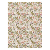 Pheasant Folk Art Tableclout | Rustikales Herbstha Tischdecke (Vorderseite)