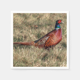 Pheasant-Foto Serviette