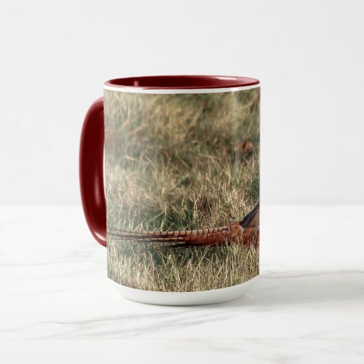 Pheasant-Foto Tasse (Vorderseite Links)