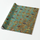 Pheasant, Grouse, Partridge,Christmas Gift wrap Geschenkpapier