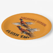 Pheasant Hunting  Pappteller (Schrägansicht)