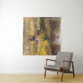 Pheasant Jagen mit Pudelzeigen Wandteppich (Beispiel (Horizontal))
