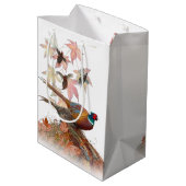Pheasant Medium Geschenktasche Mittlere Geschenktüte (Rückseite Schrägansicht)