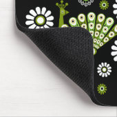 Pheasant Peacock Art Mousepad (Ecke)