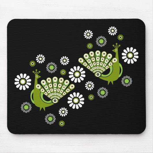 Pheasant Peacock Art Mousepad (Vorne)